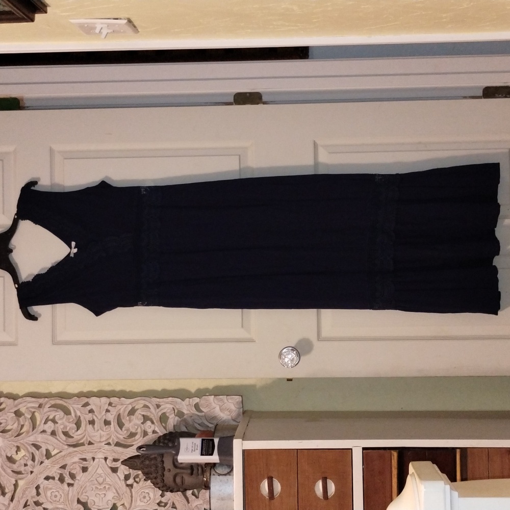 Maurices tiered lace accent maxi dress nwt